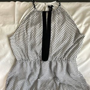 Super Cute Summer Dress! Black and White Sz 14